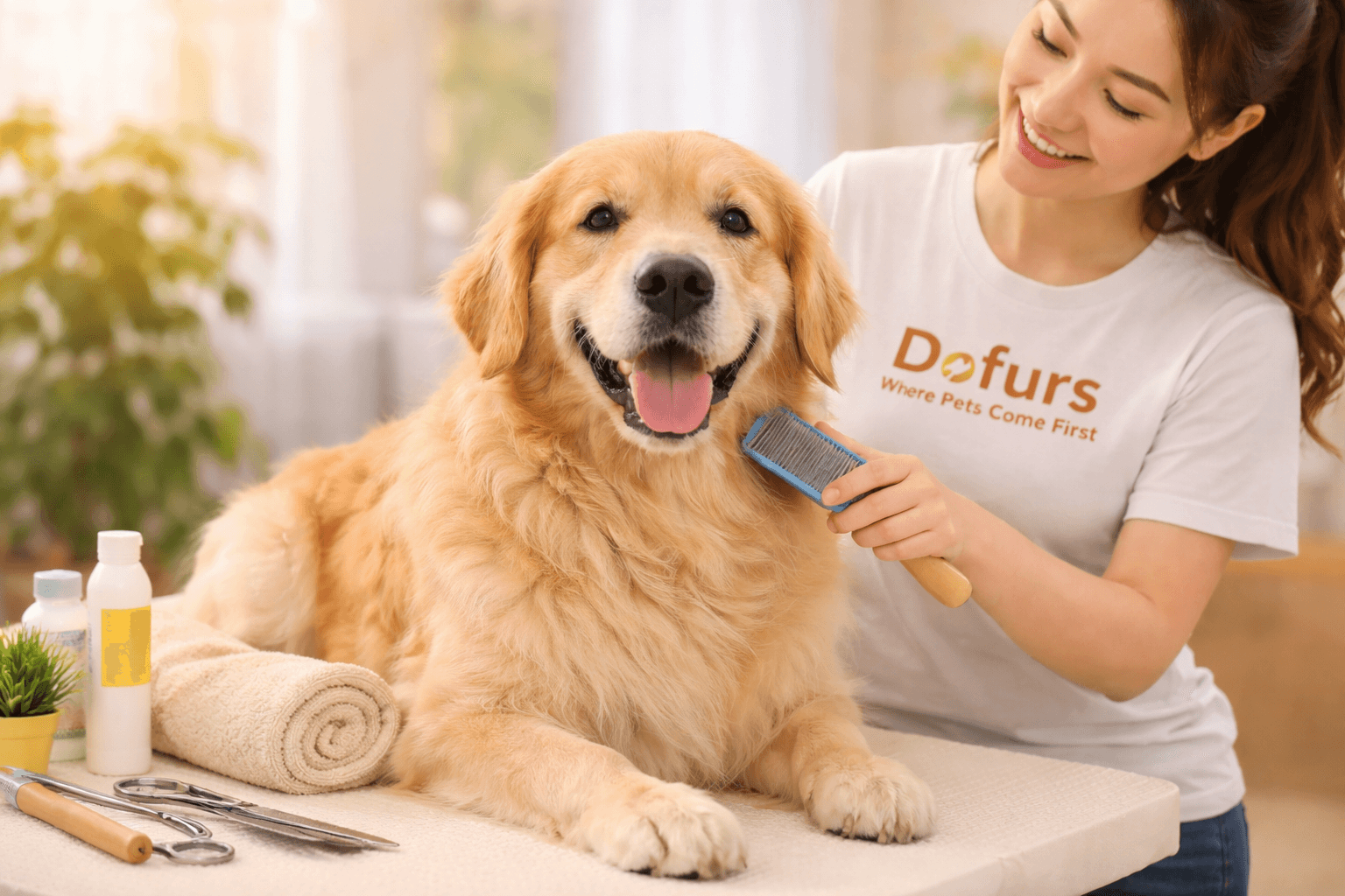 Book pet care with Dofurs